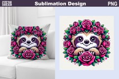 Animals Flowers Pillow Bundle | Cute Animal Roses Product Image 2