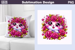 Animals Flowers Pillow Bundle | Cute Animal Roses Product Image 13