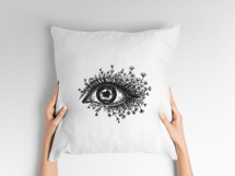 Floral Eye Blackwork Product Image 11