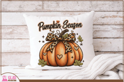 Pumpkin Season pumpkin doodle, Autumn faux embroidery Product Image 3