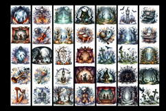 Crazy Halloween | Pillow Sublimation Design Product Image 2
