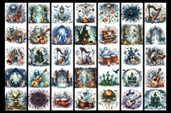 Crazy Halloween | Pillow Sublimation Design Product Image 3