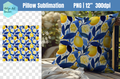 Lemons Summer Sublimation | Pillow designs Product Image 1
