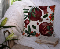 Hand Painted Pomegranate Botanical Clipart Set PNG Product Image 11