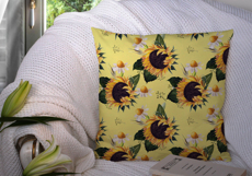 Watercolor sunflower digital paper. Seamless pattern Product Image 6