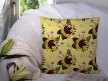 Watercolor sunflower digital paper. Seamless pattern Product Image 6