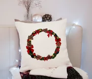 Christmas wreaths clipart. Sublimation designs Product Image 5
