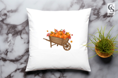 Fall Pumpkin Farm Harvest Clipart Sublimation PNG Product Image 2