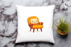 Cozy Chair Clipart Sublimation PNG Product Image 2