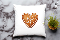 Heart Cookie Clipart Sublimation PNG Product Image 2