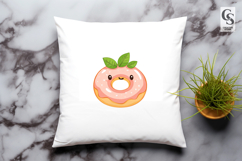 Cute Donut Clipart Sublimation PNG Product Image 2