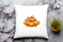 Autumn Harvest Pumpkin Clipart Sublimation PNG Product Image 2