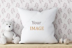 Mockup White Pillow in JPG | Craft Mockups Product Image 1