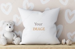 Mockup White Pillow in JPG | Craft Mockups Product Image 1