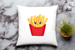Cute French Fries Clipart PNG Product Image 2