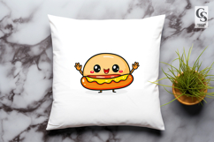Cute Burger Clipart PNG Product Image 2