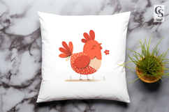 Chicken Couple Clipart PNG Product Image 3