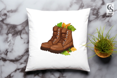 Autumn Boots Clipart Sublimation PNG Product Image 3