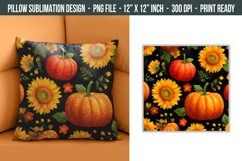 Fall Pillow Design | pillow cover sublimation Product Image 1