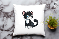 Cute Cartoon Cat Kitten Animal Clipart Sublimation PNG Product Image 3