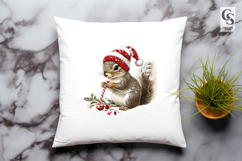 Squirrel with Candy Cane PNG Clipart Product Image 2