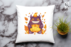 Fall Monster Clipart Sublimation PNG Product Image 2