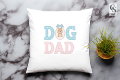 Dog Dad Text Design Clipart Sublimation PNG Product Image 3
