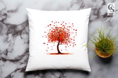 Autumn Tree Clipart PNG | Fall Leaves Sublimation Design Product Image 2