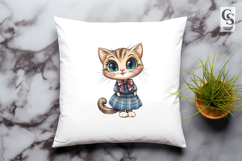 Cute Cat Clipart PNG Product Image 2