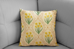 Daffodil Flower Digital Paper Pattern | Seamless Pattern Product Image 7