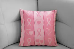 Breast Cancer Awareness Digital Paper | Pink Ribbon Pattern Product Image 5