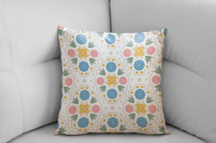 Folk Art Flower Seamless Pattern | Flower Digital Paper Product Image 3