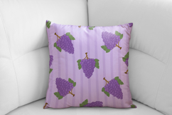 Summer Grapes Seamless Pattern | Fruit Digital Paper Product Image 3