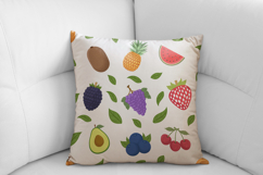 Summer Fuits Seamless Pattern | Fruit Digital Paper Product Image 3
