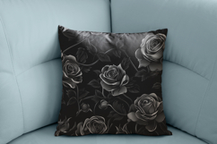 Black Rose Digital Paper pattern | Seamless Pattern Product Image 3