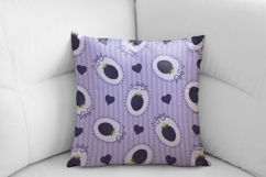 Blackberry &amp; Heart Seamless Pattern | Fruit Digital Paper Product Image 4