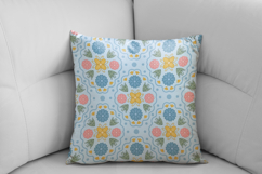 Folk Art Flower Seamless Pattern | Flower Digital Paper Product Image 3