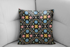 Folk Art Flower Seamless Pattern | Flower Digital Paper Product Image 3