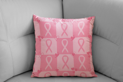 Breast Cancer Awareness Digital Paper | Pink Ribbon Pattern Product Image 5