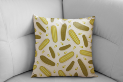 Pickle Seamless Pattern | Cucumber Pattern | Digital Paper Product Image 5