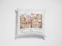 Books Are Cheaper Than Therapy Png Instant Download Product Image 4