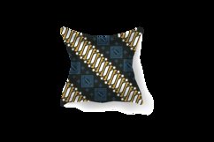 Pillow mockup with geometric traditional batik pattern art Product Image 2