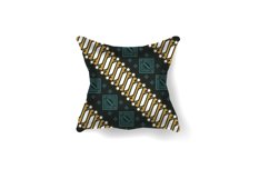 Pillow mockup with geometric traditional batik pattern graph Product Image 1