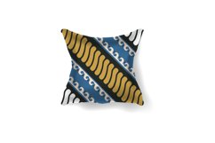 Pillow realistic mockup with traditional batik motif pattern Product Image 1