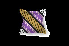 Pillow mockup with geometric traditional batik pattern art Product Image 1