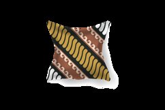 Pillow realistic mockup with traditional batik motif pattern Product Image 2