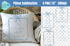 Religious quotes Pillow Sublimation Product Image 1