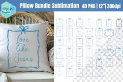 Religious quotes Pillow Bundle Sublimation Product Image 1