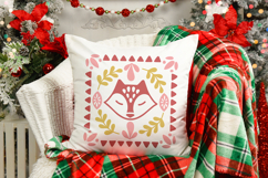 Scandinavian Christmas Fox | Christmas SVG Product Image 3
