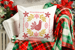 Scandinavian Christmas Bird | Christmas SVG Product Image 3